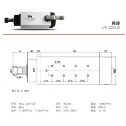 風冷電主軸廠家直銷，價格優惠，質量有保障，選濟南星林