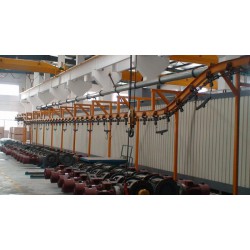 靜電噴塑機廠家直銷，防脫絲流水線報價，現貨供應酸洗線