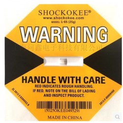 上海問鑫防震標簽、上海防震標簽沖擊指示器，SHOCKOKEE