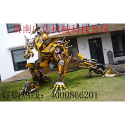廣信機械供應具有口碑的變形金剛模型，大型變形金剛模型出租