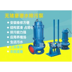 山東WQ潛水排污泵/調節池污水提升泵價格如何？