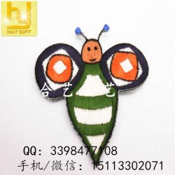 刺繡徽章、肩章、卡通刺繡圖案、水溶繡花