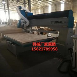 木工數控縱橫鋸邊機，全自動往復式鋸邊機，數控電子鋸邊機