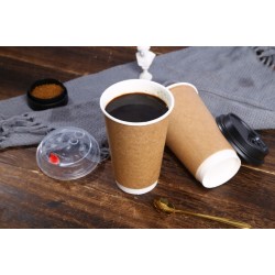 供應出口雙層紙杯，一次性咖啡杯
